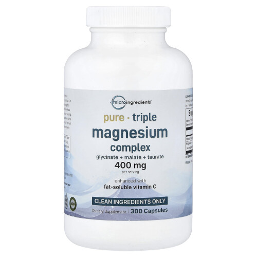 Micro Ingredients, Triple Magnesium Complex, 300 Kapsules (133 mg per Kapsule)