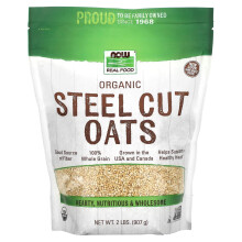 NOW Foods, Real Food, Organische Steel Cut Oats, 2 lb (907 g)