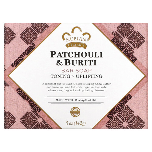 Νουμπιάν Ηραίο, Patchouli & Buriti Μπαρ Σαμπουνί, 5 oz (142 g)