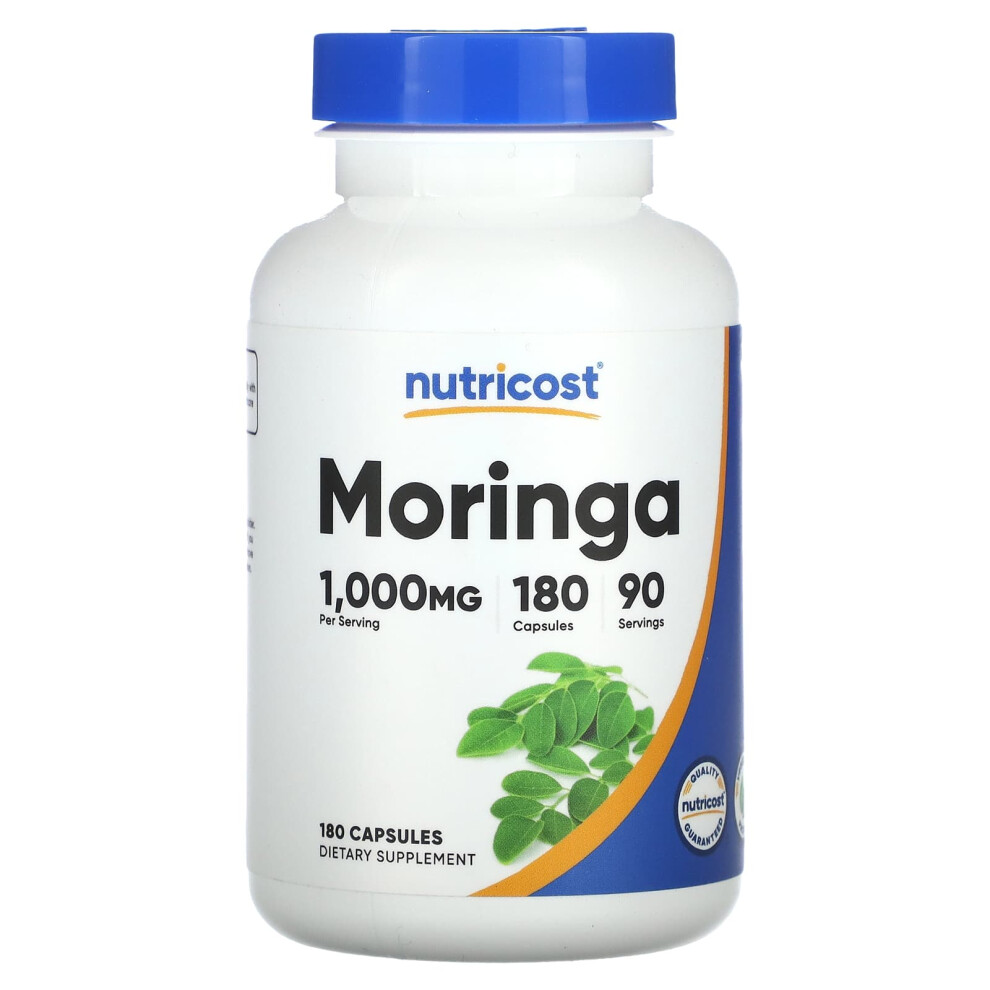 Nutricost , Moringa, 180 Capsules (500 Mg Per Capsule)