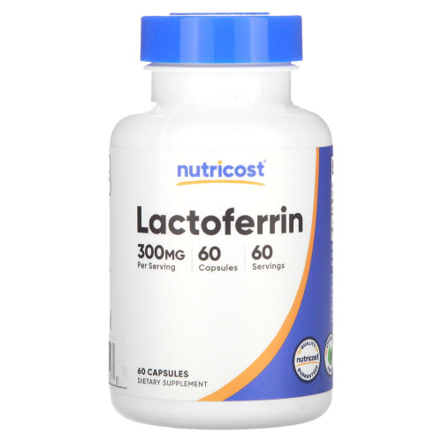 Nutricost, Lactoferrin, 300 mg, 60 Capsule