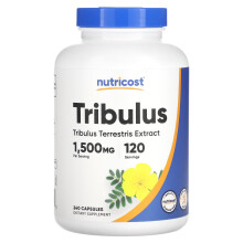 Nutricost, Tribulus, 1.500 mg, 240 Kapseln (750 mg pro Kapsel)