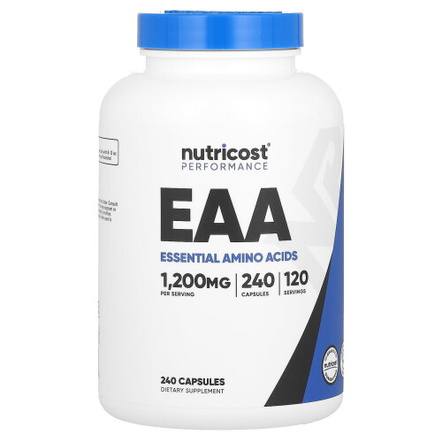 Νουτρίκοστ, Απόδοση, EAA, 1,200 mg, 240 Φιαλίδια (600 mg ανά Φιαλίδιο)