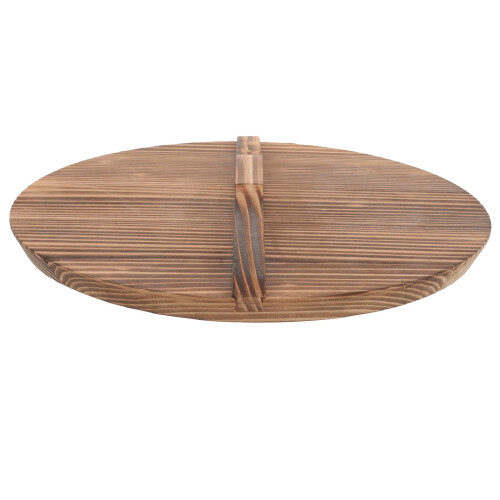 Κάλυμμα Wok FRCOLOR1Pack Ξύλινο κάλυμμα κατσαρόλας Αντιπυρετικό κάλυμμα ατμού 2