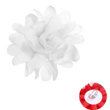 (White Ring) Blackpink Flower Jisoo Same Camellia Flowers Ring Dancing Performance Prop Photo