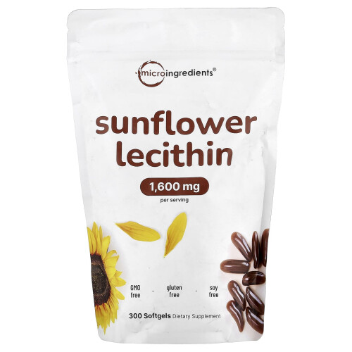 Micro Ingredients, Solhatte Lecithin, 300 Softgels
