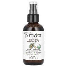 Pura D'or, Szerves argánolaj, 4 fl oz (118 ml)