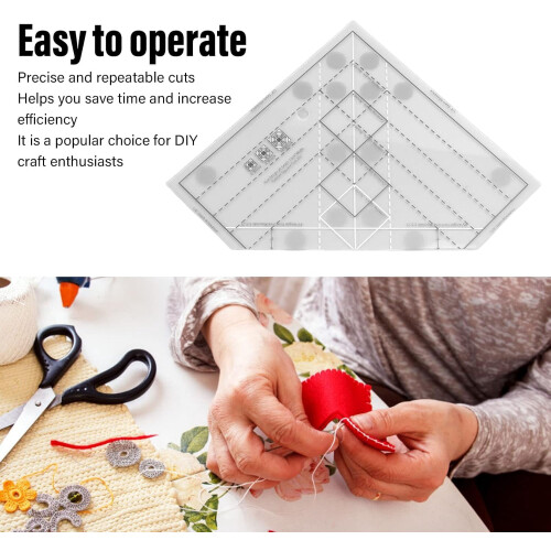 Creative Grids Ananaskant Quiltlinjal 26,7 cm 1