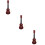 3Pièces Ukulélés Mini Marron Durable Instruments Enfants 9
