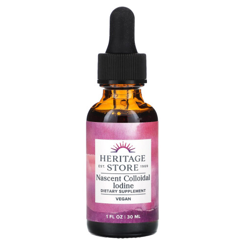 Heritage Store, Iodio Colloide Nascente, 1 fl oz (30 ml)