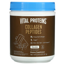 Vital Proteins, Peptídeos de Colágeno, Chocolate, 26.8 oz (761 g)