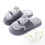 2Paires Pantoufles Coton Pour Hiver 8