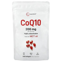 Micro Ingredients CoQ10 240 Softgels (100 mg pro Softgel)