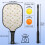 Σετ κουπιών Pickleball από fiberglass με λουλούδια και 2 μπάλες και τσάντα – Συμβατό με 4
