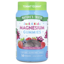 Nature's Truth, Csak 4 Gyermeknek, Magnézium Gumi, Ízletes Vegyes Bogyó, 50 Gumi