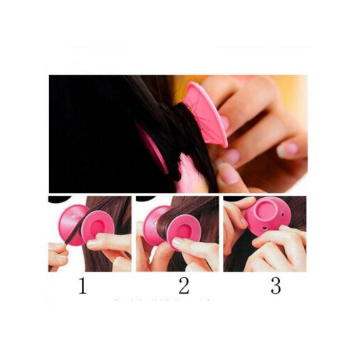 Silikon-Lockenwickler – Blau oder Rosa, 10 Stück 1