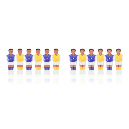 12Pièces Figurines Football Pour Table Multi 2