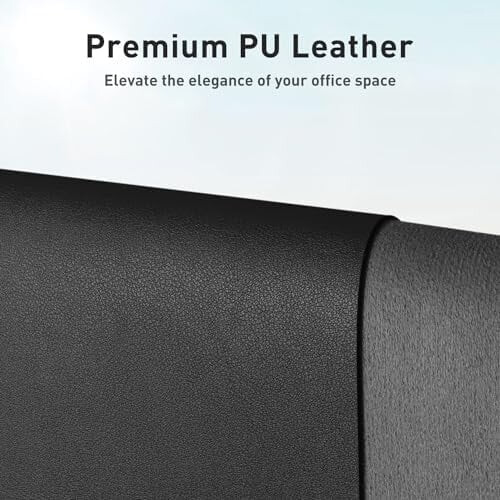 Δερμάτινο χαλάκι γραφείου – Μεγάλο Mouse Pad, αντιολισθητικό δερμάτινο στυπόχαρτο PU, 1