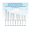 Silver Tuning Forks for Chakra Healing 9 pcs 3
