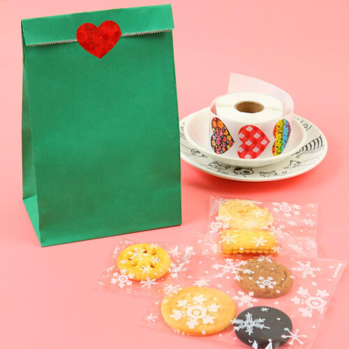 Hartvormige Valentijnsstickers (500 stuks) 1