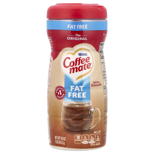 Coffee Mate Coffee Mate, Πώμα Καφές Κρέμας, Χωρίς Λίπος, Πρωτότυπο, 16 oz (453.5 g)