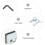 4 Sets Barrier Pet Cage Latch Door Lock Rust-proof 3