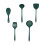5-Piece Silicone Kitchen Utensils Set – Heat Resistant, Non-Stick, Compatible with All Cookware 2