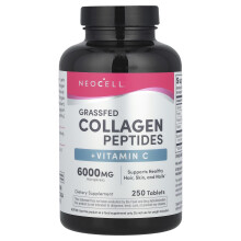 NeoCell, Peptide de Colagen de Bovine + Vitamina C, 250 Tablete
