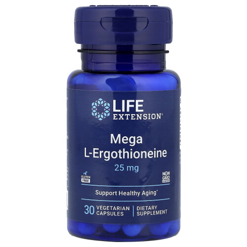 Life Extension, Mega L-Ergothioneine, 30 Βιολογικά Φύλλα