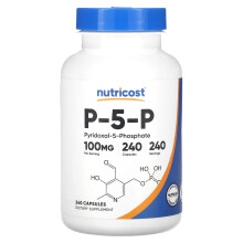 Nutricost, P-5-P, 100 mg, 240 Capsule