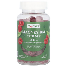 YumV's, Magnézium Citrát, Rózsaszín, 900 mg, 90 Gumi (300 mg Per Gumi)