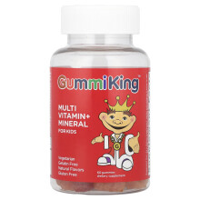 GummiKing, Multi Vitamin + Mineral Dla Dzieci, 60 Gummies