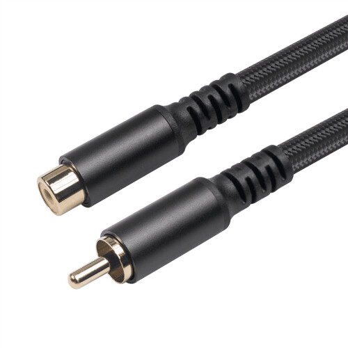 RCA audio-videokabel, aluminium afgeschermd, 1,8 m 1