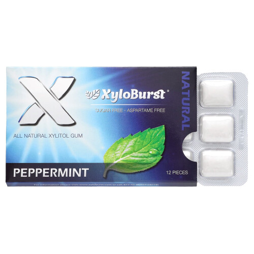 Xyloburst, Xylitol Γάμμα, Peppermint, 12 Τμήματα
