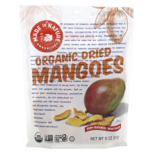 Made in Nature, Manga Seca Orgânica, Madura ao Sol, Sem Sulfetos, 8 oz (227 g)