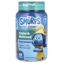 The Smurfs, Barn Gummy, Lugn & Avslappnad, Ålder 3+, Smurf Bär, 80 Gummies
