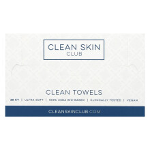 Clean Skin Club, Rent Væv, Afkastelige, 25 Count