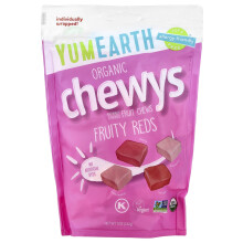 YumEarth, Organic Chewys, Fruity Reds, 5 oz (142 g)