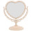 FRCOLOR Tabletop Makeup Mirror Tabletop Vanity Mirror PVC 1Set 3