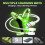 LED reflekterende løbevest, USB genopladelig, justerbar 4