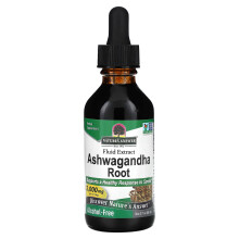 Nature's Answer, Ashwagandha Rod, Fluid Ekstrakt, Alkoholfri, 2,000 mg, 2 fl oz (60 ml)
