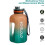 Μπουκάλι νερού χωρίς BPA, στεγανό, 74oz, μισό γαλόνι, πορτοκαλί 2