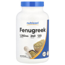 Nutricost Fenugreek, 240 Kapseln (675 mg pro Kapsel)