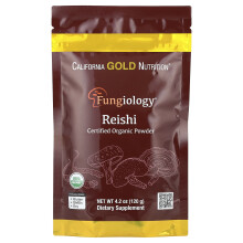 California Gold Nutrition, Fungiology, Ostatok Reishi Powder, 4,2 oz (120 g)