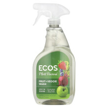Earth Friendly Products, Plant Powered, Frukt + Grönsaks Tvätt, 22 fl oz (650 ml)
