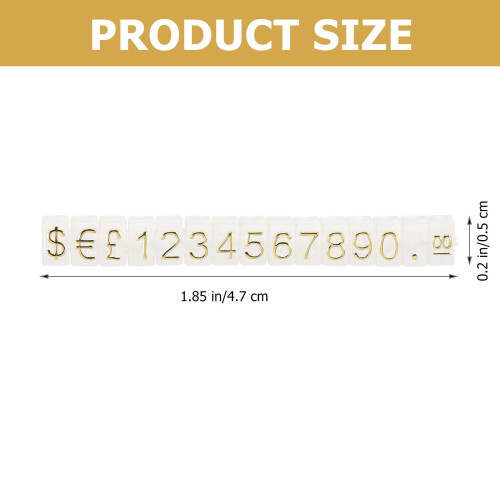 Unbranded plastic price tag cubes 40 pcs 1