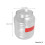 Vannbeholder til snøfnugg-ismaskin, 3 liter 2
