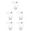 5Ensembles Couverts Assistance Argentés Angle Ergonomique 8