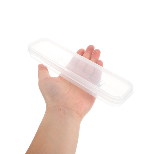 2 Pcs Portable Silverware Cutlery Box Travel Student 2