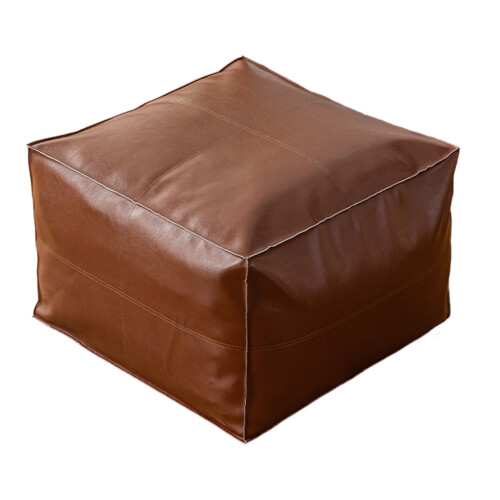 Pouf ottoman – Sac de rangement robuste et extra large avec double fermeture éclair, compatible avec canapé relax 2